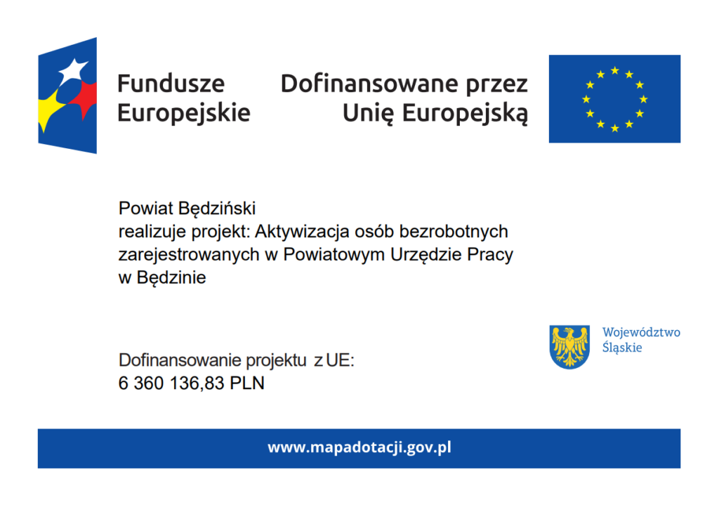 Informacje na temat dofinansowania z Unii Europejskiej